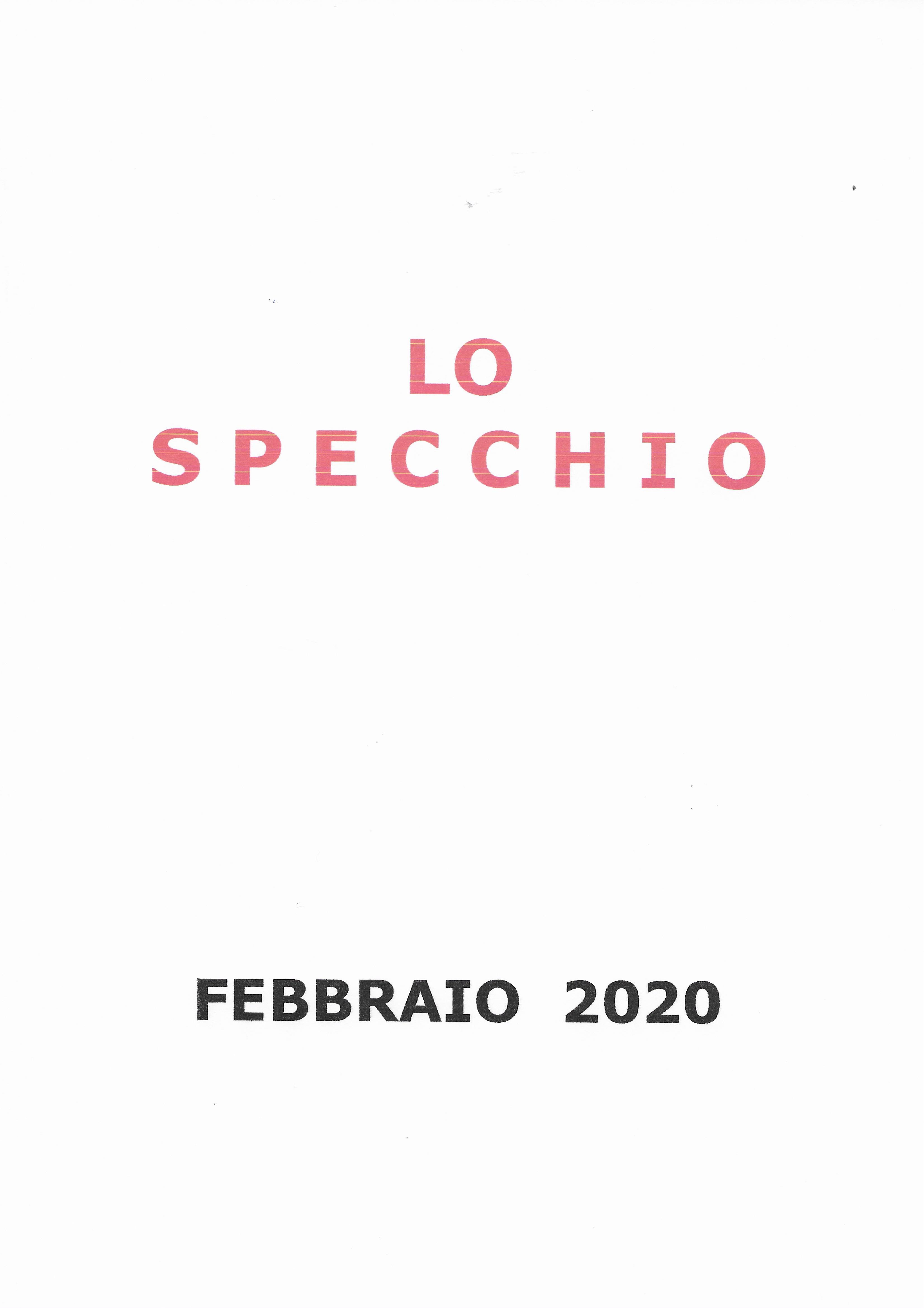 Lo Specchio febbraio 2020
